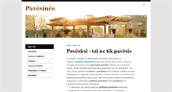 Desktop Screenshot of pavesines.com