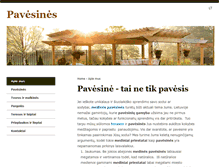 Tablet Screenshot of pavesines.com